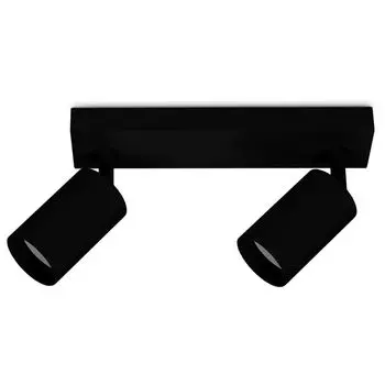 Настенно-потолочный светильник GU10 230V VENTO.2 черный Kwazar