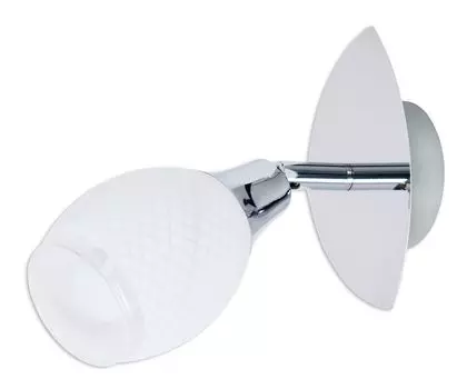 Настенное пятно Nve; Цвет: хром, белый, 1174842