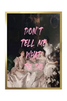 Настенное украшение в рамке 53 х 73 см Inne, мультиколор