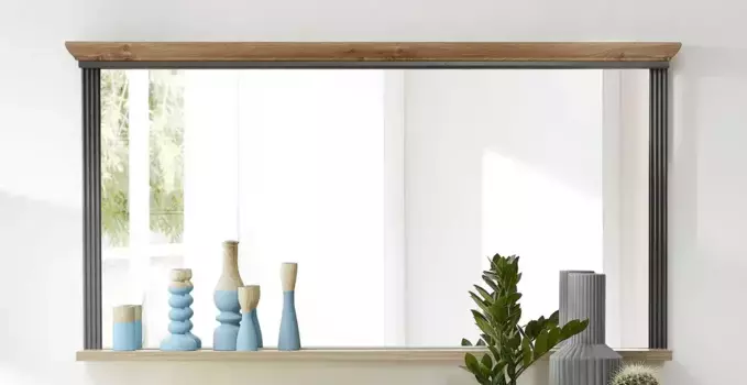 Настенное зеркало Innostyle "Жасмин" 142х74х16 см, цвет graphit