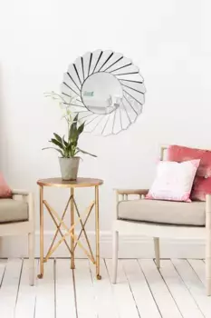 Настенное зеркало Kayoom "Zeus 510", (1 шт.) 80х80 см, цвет silberfarben