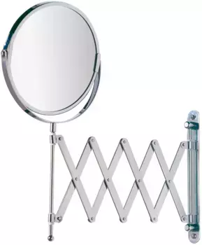 Настенное зеркало WENKO "Эксклюзив", увеличение 3х 19х38,5х50 см, цвет chromfarben