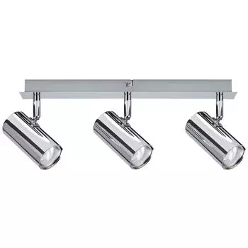 Настенные и потолочные светильники Paulmann Zylo chrome 3 x 8 Вт GU10 230 В, энергосберегающие, подходят для светодиодов, серебро