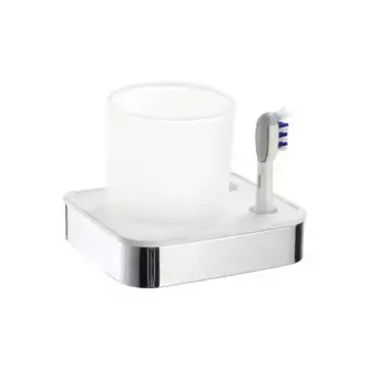 Настенный держатель для зубных щеток Eco Manillons Torrent, хром