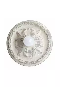 Настенный и потолочный светильник Mangaire античный белый Loberon, античный белый