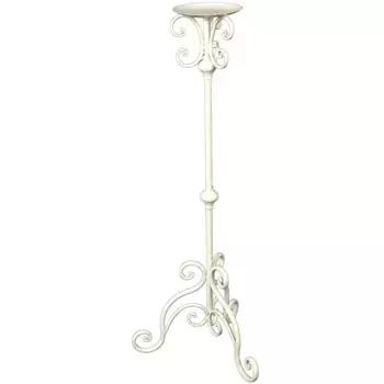 Настенный подсвечник Ambiente Haus «подсвечник - античный белый 80см», (1 шт.)