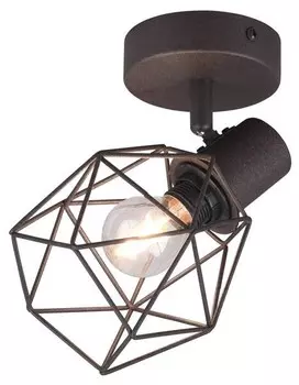 Настенный прожектор MeineWunschleuchte Industrial 1-flammig, Rost цвет rost