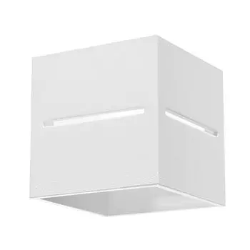 Настенный светильник, алюминий, белый L 10 см etc-shop