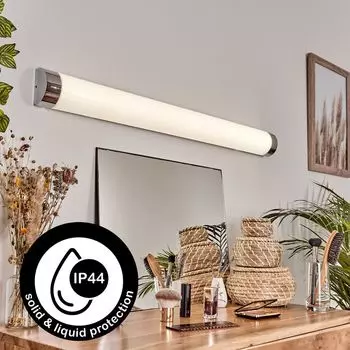 Настенный светильник »Anterselva» из металла/пластика цвета хром/белый hofstein