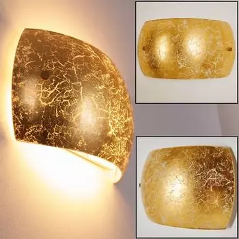 Настенный светильник »Badoere«, золото/белый hofstein