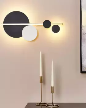 Настенный светильник Beliani, черный