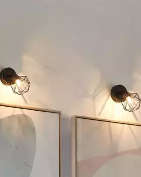 Настенный светильник Beliani, черный