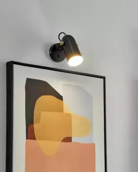 Настенный светильник Beliani, черный