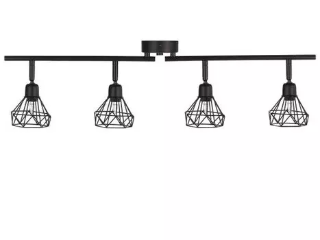 Настенный светильник Beliani ERMA, черный