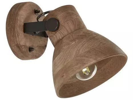 Настенный светильник Beliani PERIYAR цвет schwarz/eiche dunkel