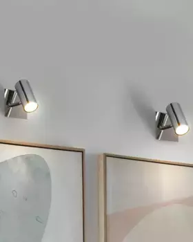 Настенный светильник Beliani, серебряный