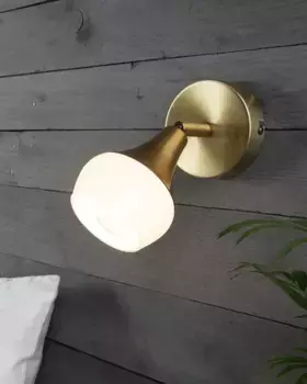 Настенный светильник Beliani, золотой