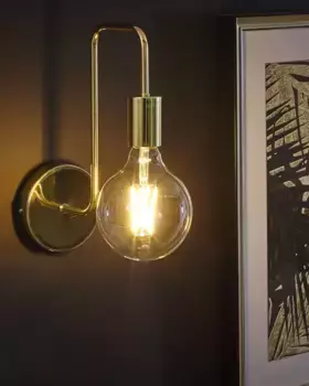 Настенный светильник Beliani, золотой