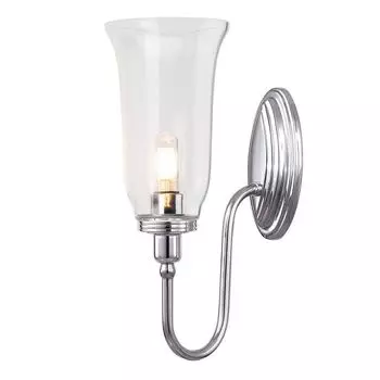 Настенный светильник Blake2, хром и стекло Elstead Lighting