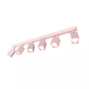 Настенный светильник Brick Xl Plain Matt Lumicom, розовый