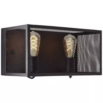 Настенный светильник Brilliant Maze, черный