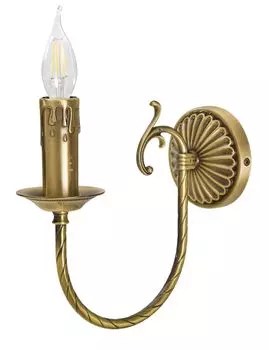 Настенный светильник бронза E14 из массива латуни Настенный светильник в стиле модерн Licht-Erlebnisse