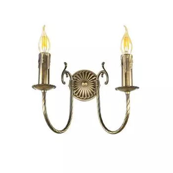 Настенный светильник бронза E14 из массива латуни Модерн бра для гостиной Licht-Erlebnisse