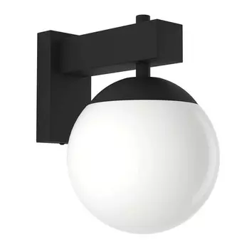 Настенный светильник BUFALATA стальной черный E27 IP44 1X40W Д:20см В:29см с регулируемой яркостью EGLO