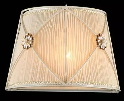 Настенный светильник Casa Padrino Baroque, белое золото, 28 x H 19 см, античный стиль - настенный светильник, настенное освещение