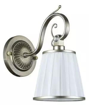 Настенный светильник Casa Padrino в стиле модерн серебро золото/белый 14 x 24 x В. 27 см - Мебель в стиле ар-деко