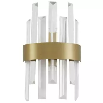 Настенный светильник click-licht.de CROWN цвет gold-satiniert transparent