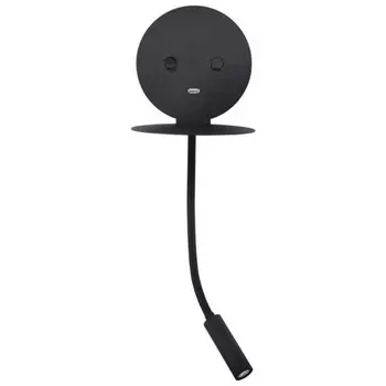 Настенный светильник click-licht.de ECLIP, черный