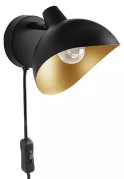 Настенный светильник click-licht.de GETI цвет schwarz gold