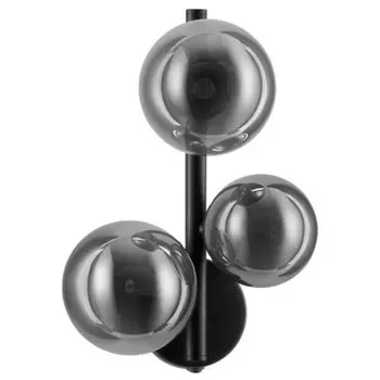 Настенный светильник click-licht.de ODILLIA цвет schwarz-transparent schwarz