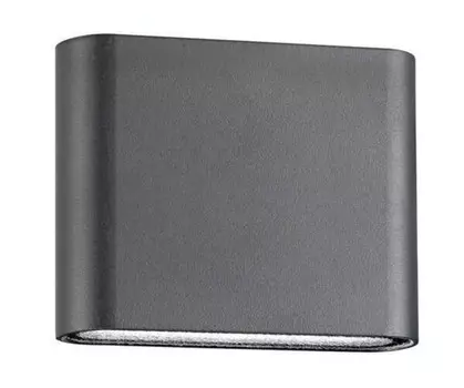 Настенный светильник click-licht.de SOHO, темно-серый