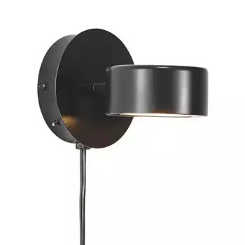 Настенный светильник Clyde Nordlux со встроенным светодиодом, черный