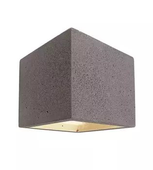 Настенный светильник Deko-Light Cube темно-серого цвета G9, серый