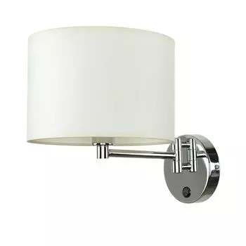 Настенный светильник для гостиницы с регулируемым тканевым абажуром E14, настенный светильник для кровати, спальни Licht-Erlebnisse