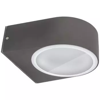 Настенный светильник для наружного освещения Up & Down IP54 темно-серого цвета, включая светодиод E27 6 Вт, теплый белый, 230 В, количество: комплект из 1 шт. SSC-LUXon