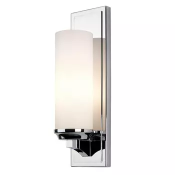 Настенный светильник для ванной комнаты Elstead Lighting, 11,4x12,9x40,9 см, хромированный
