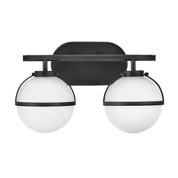 Настенный светильник для ванной комнаты Elstead Lighting, 38,1x23x19,3 см, черный