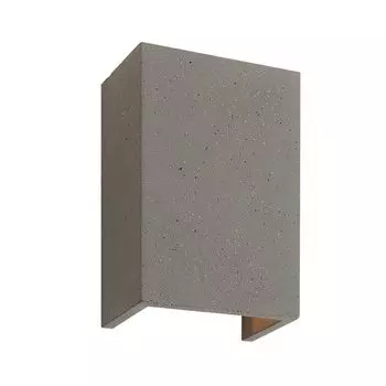 Настенный светильник для внутреннего освещения Lindby из бетона 'Albin' из алюминия из бетона, серый