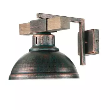 Настенный светильник E27 из старинной меди, металла, дерева, гостиной, кухни, настенный светильник Licht-Erlebnisse