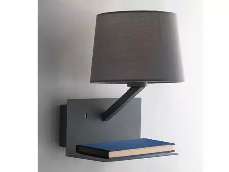 Настенный светильник ECO-LIGHT Ciak серого цвета E27 IP20 Eco-Light Leuchten GmbH, серый