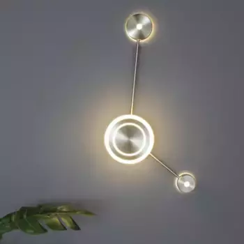 Настенный светильник Eco-Light Leuchten GmbH, серебряный