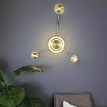 Настенный светильник Eco-Light Leuchten GmbH, золотой