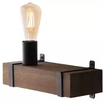 Настенный светильник ECO-LIGHT «TEXAS», лампа E27 | без лампочек, коричневый