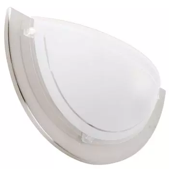 Настенный светильник Eglo WL/1 NICKEL MATT GLASS 'TROY', серебро