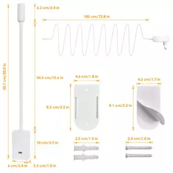 Настенный светильник ENUOTEK, белый