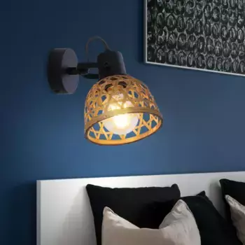 Настенный светильник Etc-shop, коричневый